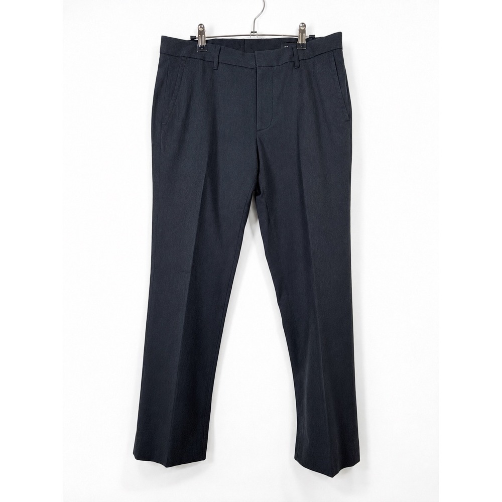 Bonobos Dress Pants Men's 32x30 Herringbone Slim Fit Weekday Warrior Charcoal